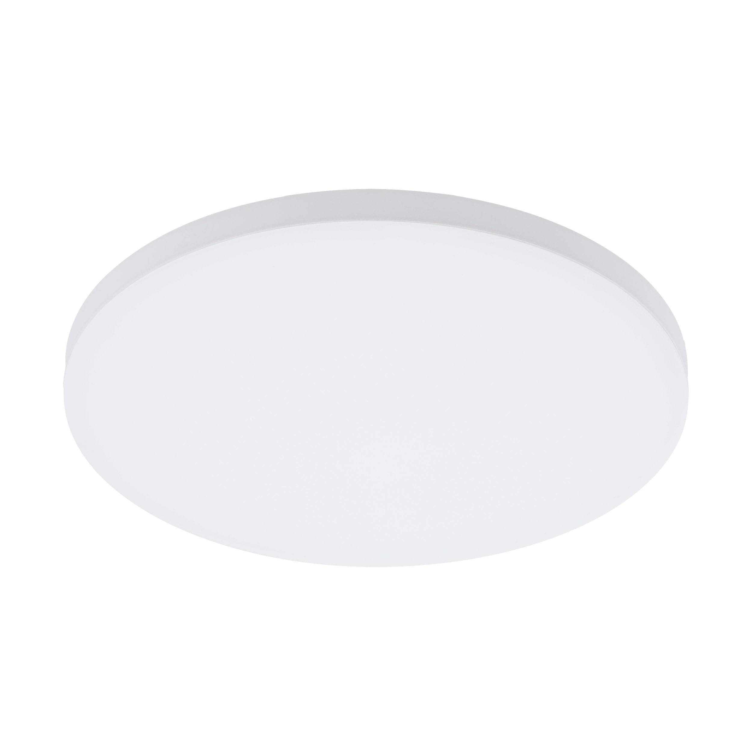 Eglo Connect LED Ceiling Light Turcona-C, Single-Flame lamp Made of Steel, Aluminium and Plastic in White, with Remote Control, Colour Temperature Change (Warm, Neutral, Cold), RGB, dimmable, Ø 30 cm