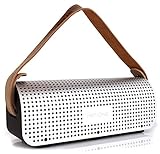 Karnotech REMAX Bluetooth Speaker Portable Desktop Multi-Function Power Bank Bluetooth 4.0 Wireless Outdoor PC Car Subwoofer Speakers, RB-HI Silver