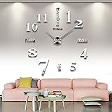 Metro Global 3D DIY Abstract Acrylic Wall Clock (Black)
