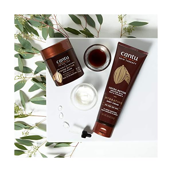 Cantu-Skincare-Cocoa-Butter-Raw-Blend-156g Cantu Skincare Cocoa Butter Raw Blend 156 g (Pack of 1) (Packaging may vary)