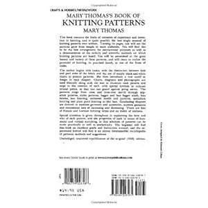 Mary Thomas's Book of Knitting Patterns (Dover Knitting, Crochet, Tatting, Lace)