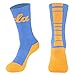 College Edition Women's Champ preformance Crew Sock, Blue/Yellow, Medium 9-11