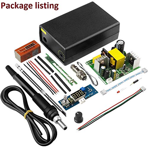 Mini Mexx Electric Unit Digital Soldering Iron Station Temperature Controller Kits for HAKKO T12 Handle DIY Kits LED Vibration Switch