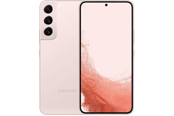Samsung Galaxy S22 5G, US Version, 128GB, Pink Gold - Unlocked (Renewed)