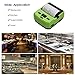Aibecy Portable Wireless BT 80mm Thermal Barcode Printer Label Maker Machine Mini Receipt Bill Ticket Printer with Rechargeable Battery Display Screen USB Cable for Android iOS Windowsthumb 1