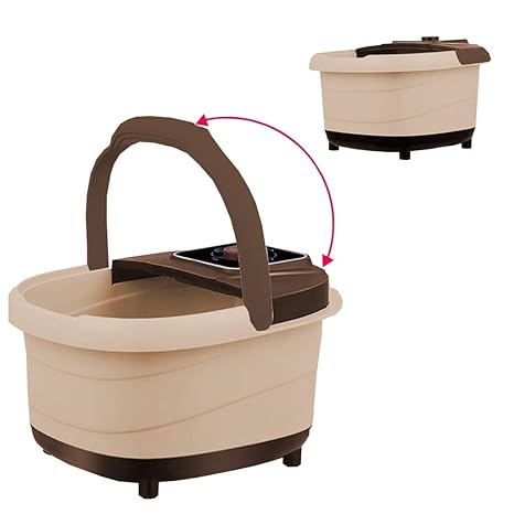 POKAR masażer do stóp do kąpieli stóp z masażem i ogrzewaniem ...