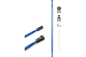 WEFEINO Aluminum Center Driveshaft Upgrade Parts for Tra-xxas 1/10 Slash 4X4 RC Car (Navy Blue)