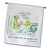 Londons Times Gen. 2 Society Culture Cartoons - No Umbilical Cord Baby - 18 x 27 inch Garden Flag (fl_7555_2)