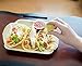 Leafily Palm Leaf Plates - 8 inch Square - Heavy Duty - Elegant - 100% Compostable - Better than Bamboo or Wood - Disposable - Biodegradable - Premium Party Plates - USDA Certified - 22 Count