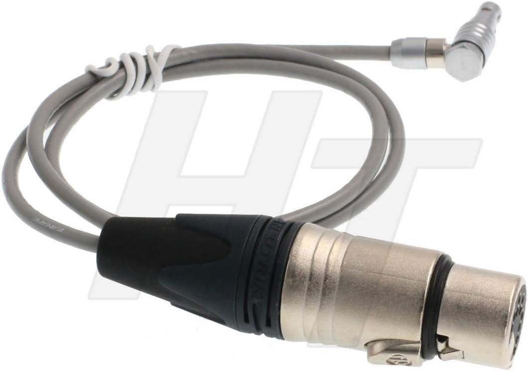 XLR 5 Pin Female Right Angle 00B 5 Pin Audio Input Cable for ARRI Alexa Mini Camera (Neutrik xlr to RA 5pin) - Image 3