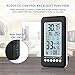 MIEO Round Panel Mount Thermometer and Hygrometer for Furniture/Cigar Box/Wine Cabinet HH654