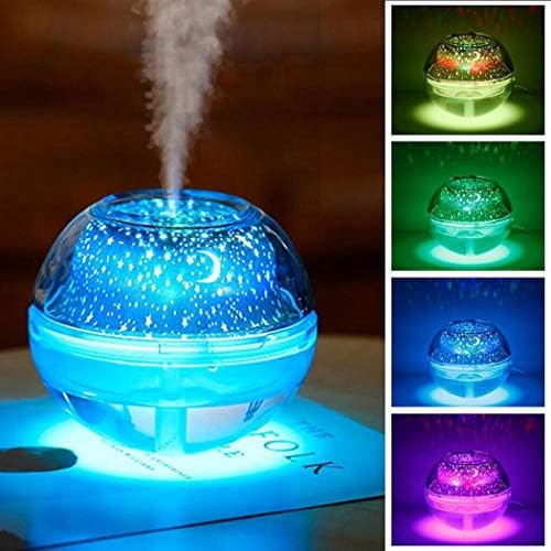 Hioplo USB Humidifier Creative Crystal Projector Humidifier Desktop Humidifier Portable Air Purifier