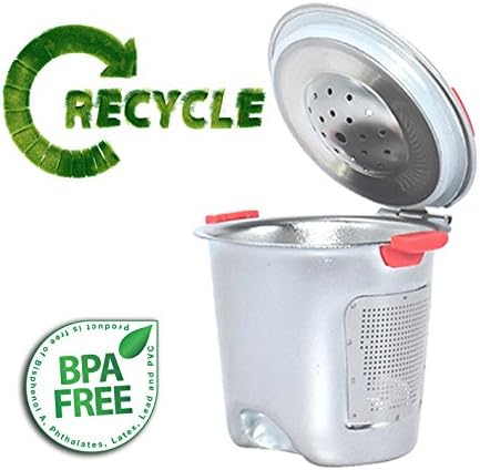 Okcafe Stainless Steel Reusable K-Cups Refillable Coffee Filters BPA-Free for Keurig Brewers 1.0 and 2.0 1 Piece