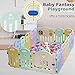 Baby Playpen for Babies Baby Play Playards 18 Panels Infants Toddler Safety Kids Play Pens Indoor Baby Fence with Activity Board