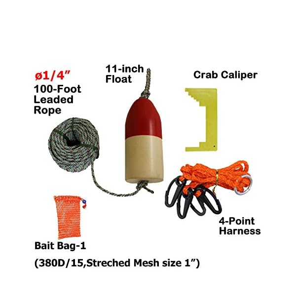 KUFA-14-Diameter-x-100-Leaded-Rope11-RedWhite-FloatHarnessClipperBait-Bag-Combo KUFA-14-Diameter-x-100-Leaded-Rope11-RedWhite-FloatHarnessClipperBait-Bag-Combo