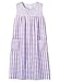 EZI Women's Sleeveless Zipper Gingham House Dress/ House Coat/ Duster/ Lounge Dress