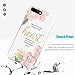 iPhone X Bible Verses Quote Case- Christian Bible Verses Inspirational Pink Floral Proverbs 3:5 Trust in the Lord with all your heart Soft Rubber iPhone X Case