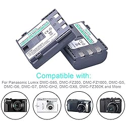 Tectra 2-Pack NB-2L NB-2LH Battery + Rapid LCD