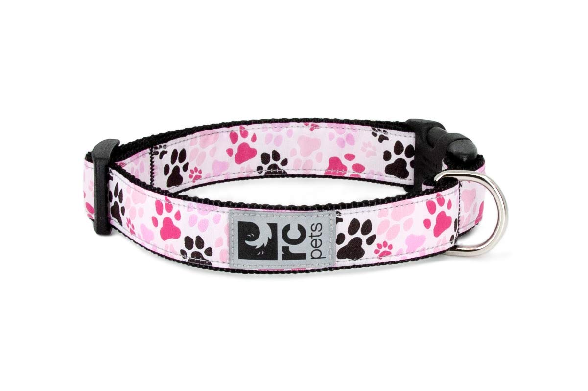 Photo 1 of RC Pets 3/4 Inch Adjustable Dog Clip Collar, Small, Pitter Patter Pink