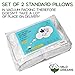 Milddreams Pillows Standard Set of 2 - Bed Pillow for Sleeping 2 Pack - Soft Material - Size 20 x 26 Inch
