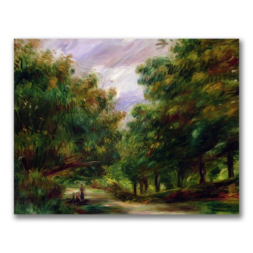 Trademark Fine Art The Road Near Cagnes Canvas Art by Pierre Renoir, 26 by 32-I…