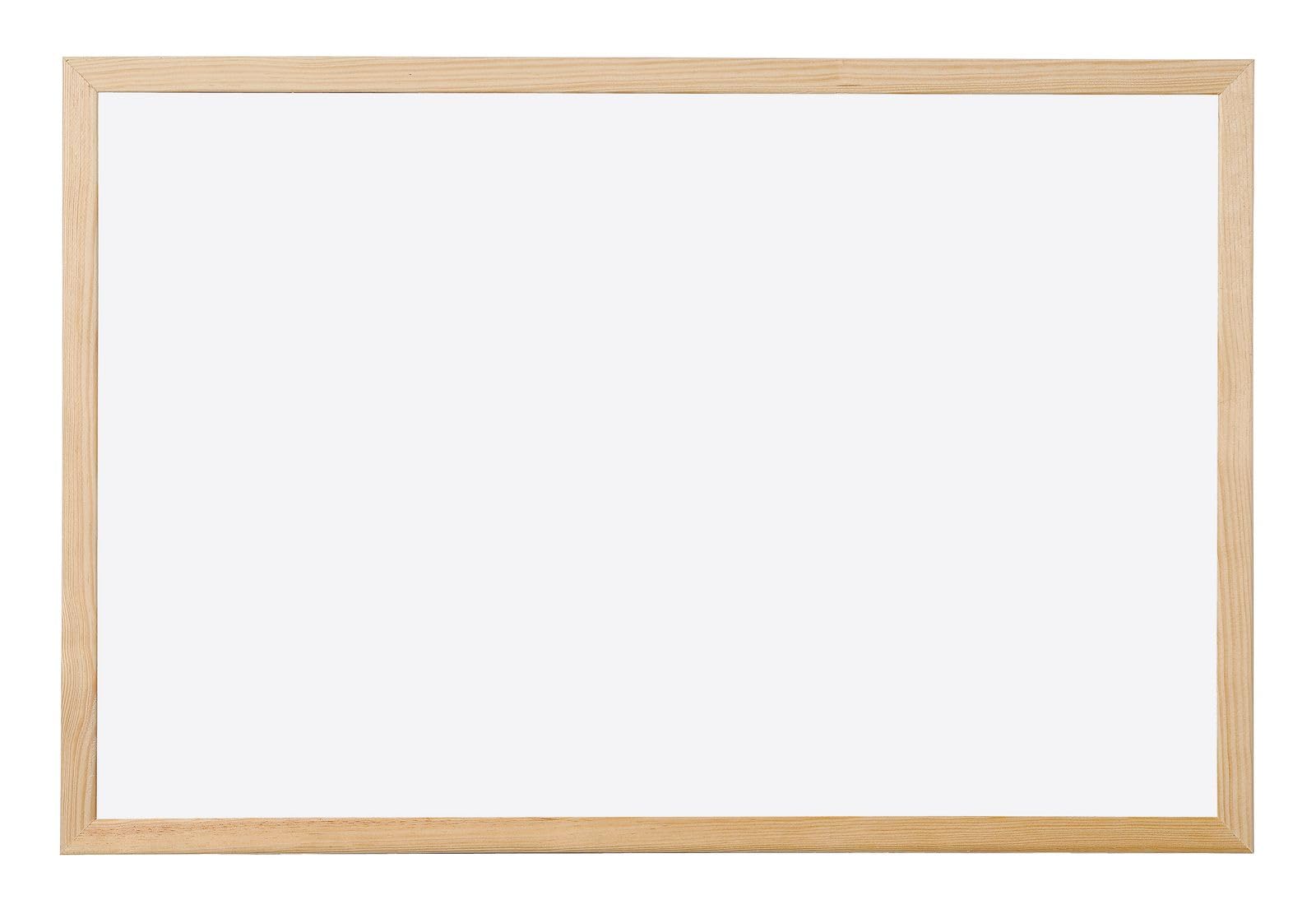 Q-Connect Wooden Frame Whiteboard 900x1200mm
