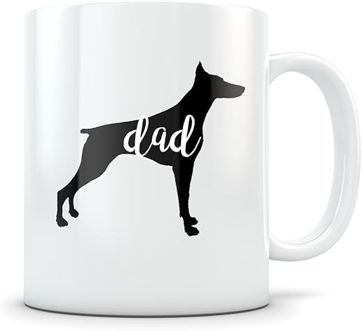 doberman coffee mug