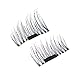Urbun MAGNETIC False Eyelashes - Luxurious 3D Natural Mink Eye lashes, No Glue Required & Reusable, Volume Cross Black Makeup Fake Eyelash