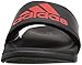adidas Men's Adilette SC Slide Sandals, Core Black/Vivid Red/Core Black, 12