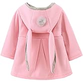 Urtrend Baby Girl's Toddler Kids Fall Winter Coat Jacket Outerwear Ears Hood Hoodie