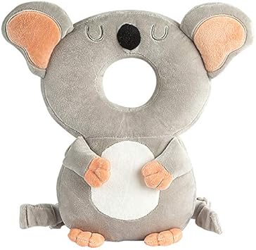 Amazon Co Jp Sonriia 赤ちゃんのごっつん防止やわらかリュック ベビー ヘッドガード キッズ 乳児 頭を保護 転倒防止 怪我防止 出産祝い Ppコットン 肩紐調節可 5ヶ月 18ヶ月適用 出産祝い プレゼント ギフト コアラ ベビー マタニティ