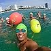 New Wave Swim Bubble for Open Water Swimmers and Triathletes - Be Bright, Be Seen & Be Safer with New Wave While Swimming Outdoors with This Safety Swim Buoy Tow Float (Yellow)