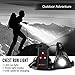 RODH Running Light for Runners, Jogging Safety Chest Lights for Night Walking Running Reflector Gear Wearable Super Bright, USB Rechargeable Battery with Adjustable Strap