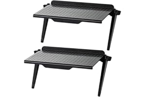 TV Top Shelf Adjustable Screen Top Storage Bracket Plastic Computer Holder 12x4x1inch 2PCStv Shelf