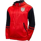 Icon Sports US Soccer USMNT Full Zip Hoodie Sweater Sweatshirt