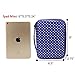 Teamoy Travel Jewelry Organizer Case, Storage Bag Holder for Necklace, Earrings, Rings, Watch and More, High Capacity and Compact,Purple Dots