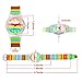 Zeiger New Cool Kids' KW019 Analog Lovely Time Teacher Young Girls Teen Wrist Watch with Multi-color Silicone Band