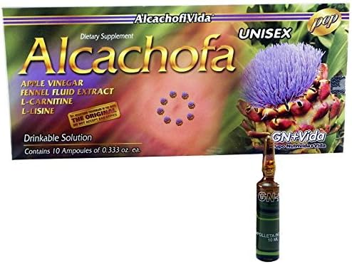 1 Box/Caja Alcachofivida apple vinegar - Box with 10 drinkable ampoules / Caja con 10 ampolletas ingeribles by Alcachofivida
