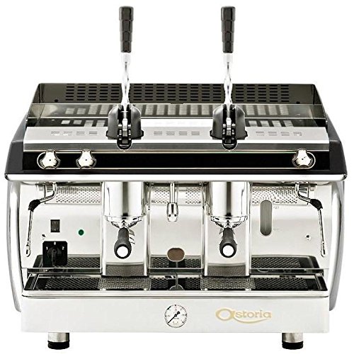 Click Here to See More Images Astoria Gloria Lever Piston AL2 2 Group Espresso Machine Black Gas 220V, 4400W