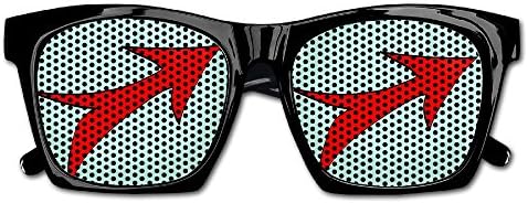 Xing Stars Colorful Summer Unisex Red Arrow Fashion Party Costume Sunglasses