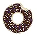 Floatie Kings Chocolate Frosted Donut Pool Float - Giant Premium Inflatable