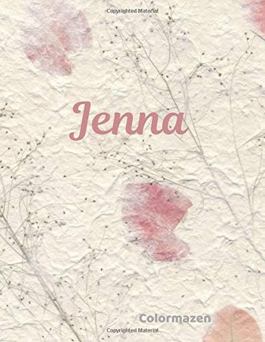 Jenna: Pink Petal Personalised Notebook (Large) (Pink Petal Personalised Notebooks) Paperback – 27 Mar 2019
