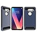 Bear Motion for LG V30 - Premium PC + Carbon Fiber Shockproof Case for LG V30 (Blue/Black)