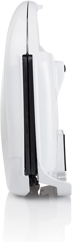 Tristar SA-3050 Máquina de grelha sanduíche com placas de grelha, tamanho compacto com compartimento de cabos, 750 W de potência, revestimento antiaderente, cor branca