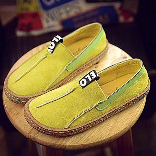 Zarae Women's Suede Penny Loafer shoes Running Slip-on Walking Flat