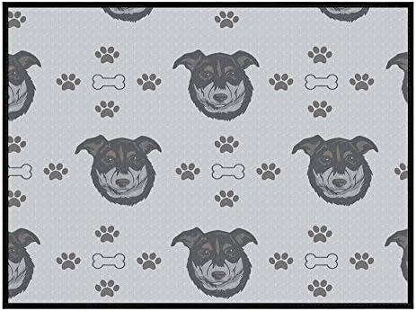 New Zealand Ing Dog Bones Paws Kitchen Door Pet Welcome Floor Mat Megamagci