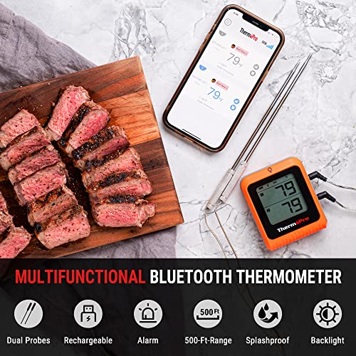 ThermoPro Wireless Meat Thermometer of 650FT, Bluetooth Meat