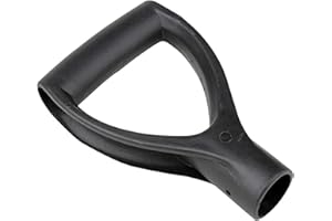Emivery D Shaped Plastic Grip Shovel Handle Replacement for Garden Snow Removal Digging Raking Tools 31MM