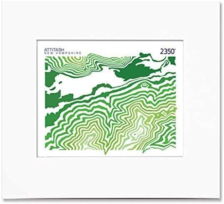 Attitash New Hampshire Topographic Print