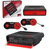 Retro-Bit Super RetroTRIO Console NES/SNES/Genesis 3-In-1 System - Red/Black